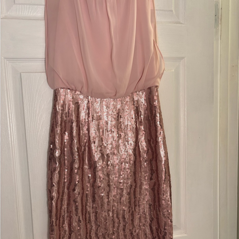 Pink Sequin Dress